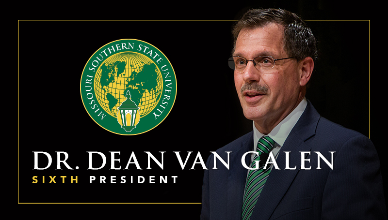 Dr. Dean Van Galen Selected as Missouri Southern State University's Sixth President