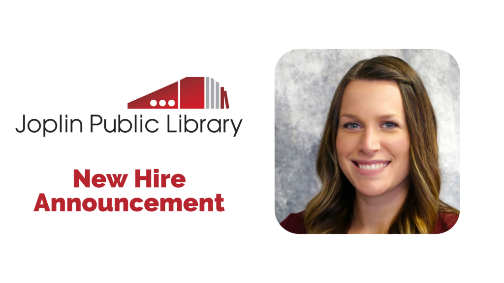 Joplin Public Library Hire New PR/Marketing Assistant