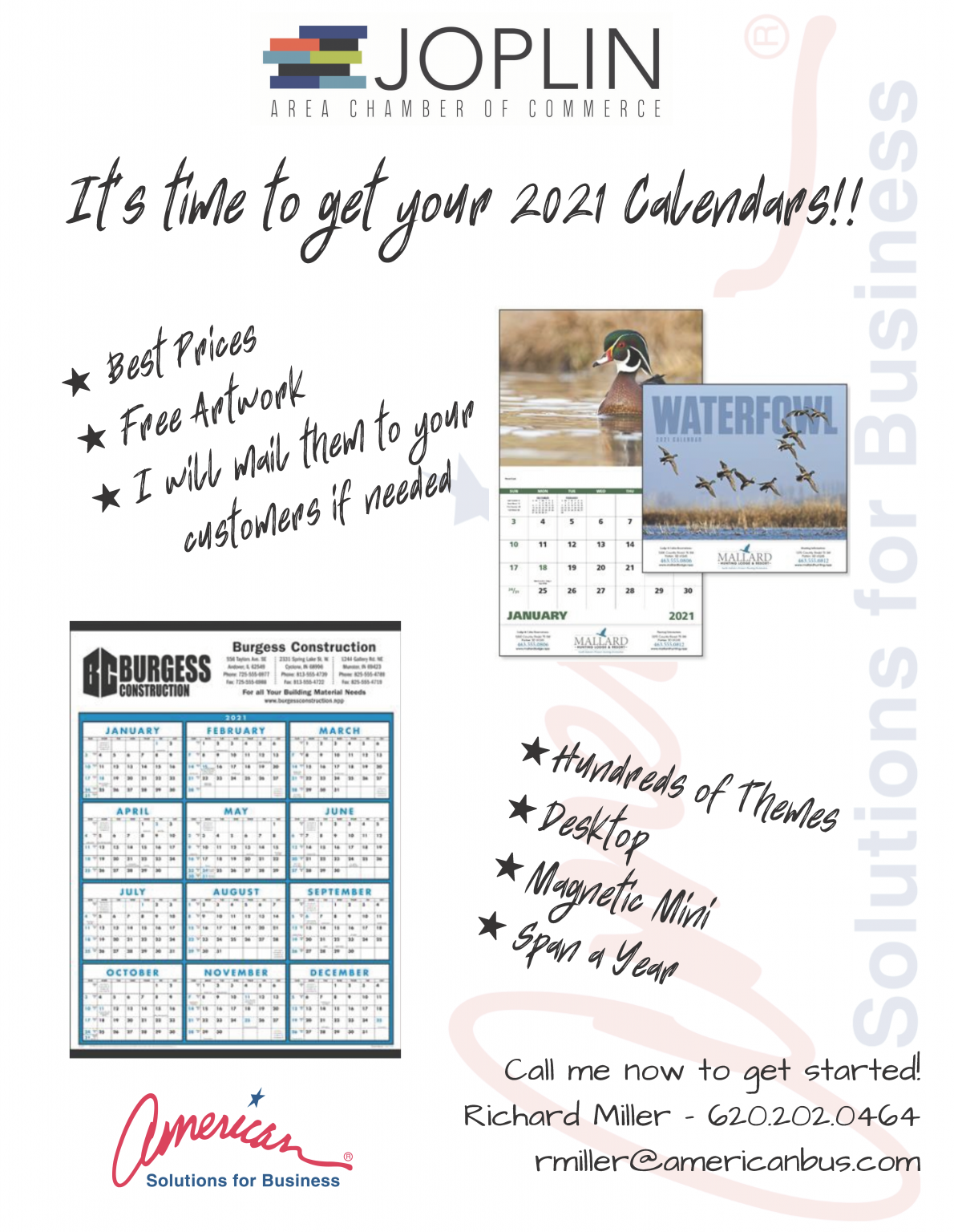 Its Time To Get Your 2021 Calendar Joplin Business Outlook