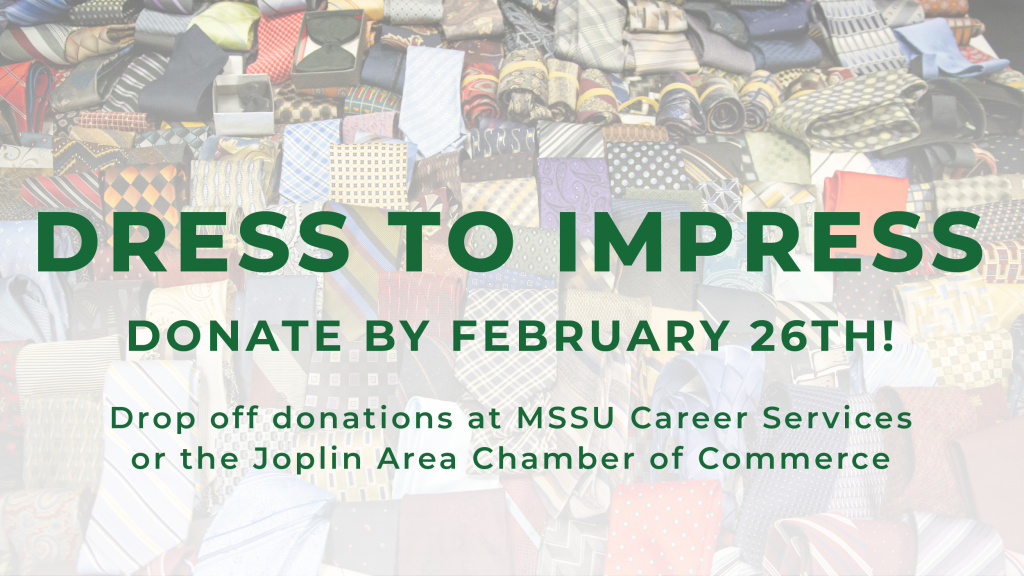 Now Accepting Donations for MSSU's Dress to Impress 2021