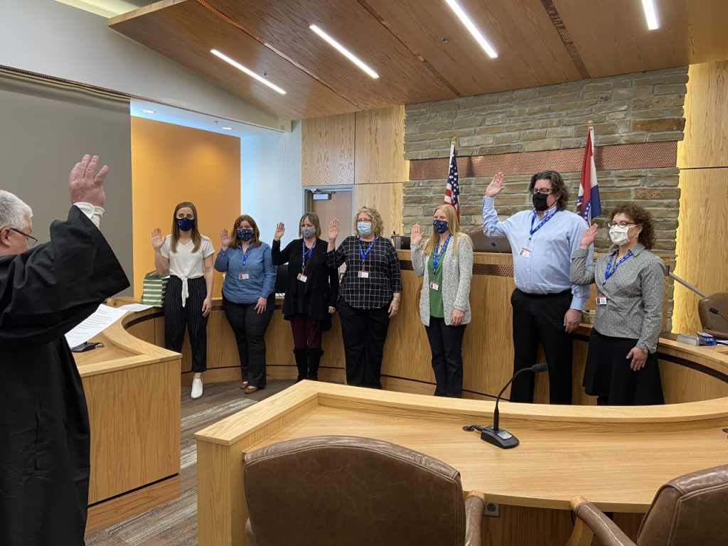 Jasper County CASA Swears in New Advocates