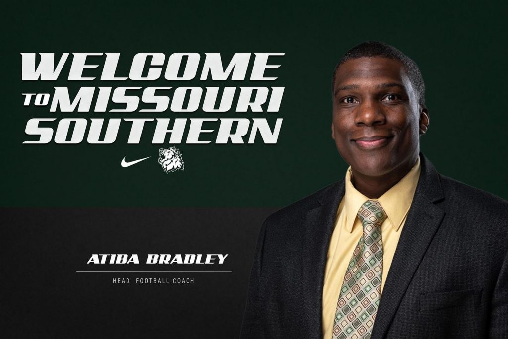 Atiba Bradley Named Missouri Southern State University's Head Football Coach