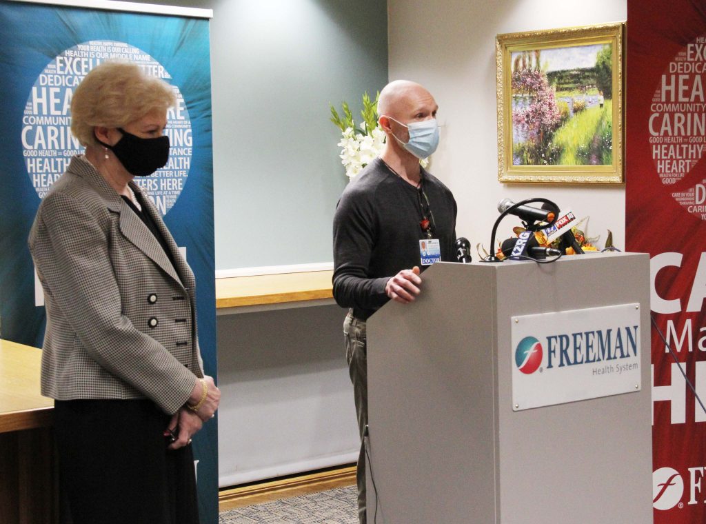 Freeman Announces Progress in Battle Against COVID-19