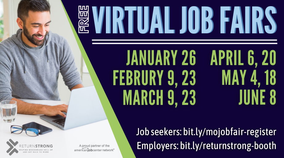 State of Missouri Department of Workforce Development to Host Virtual Job Fairs from March–June