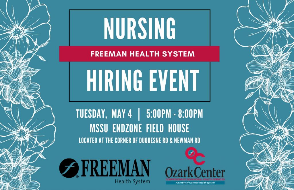 Freeman Health System to Host Nursing Hiring Event