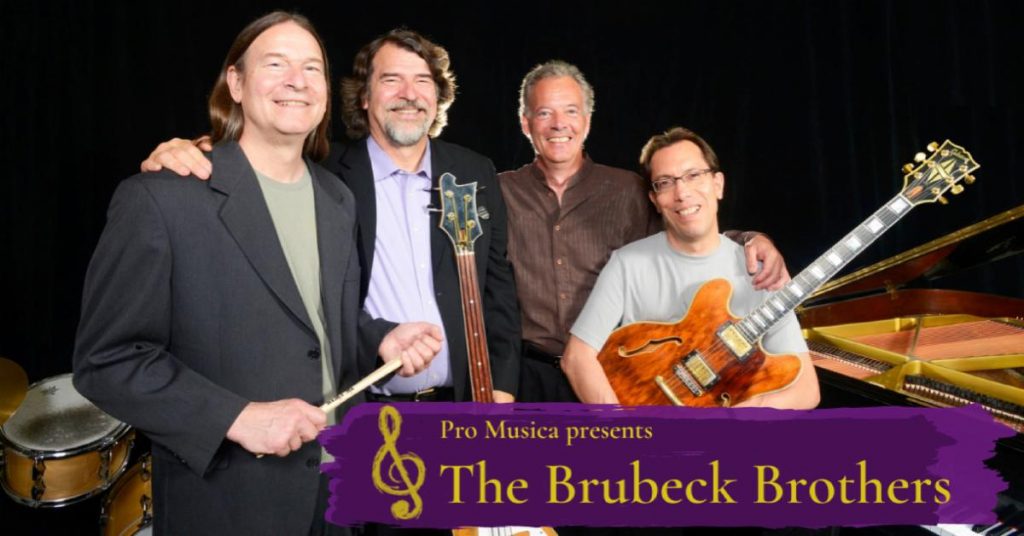 Pro Musica Joplin Presents the Brubeck Brothers Quartet at Downtown Joplin's Third Thursday