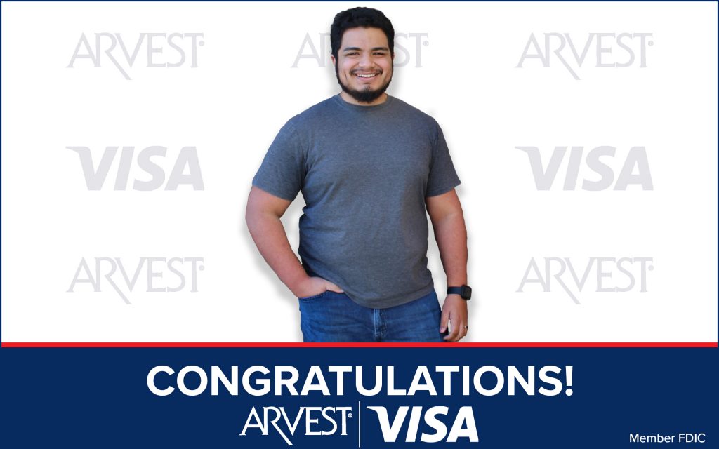 Arvest Bank and Visa Announce Sweepstakes Winner