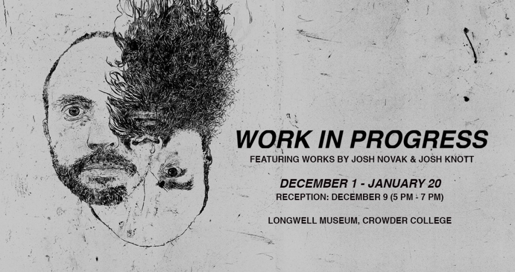 Work in Progress Art Instructor Exhibit on Display