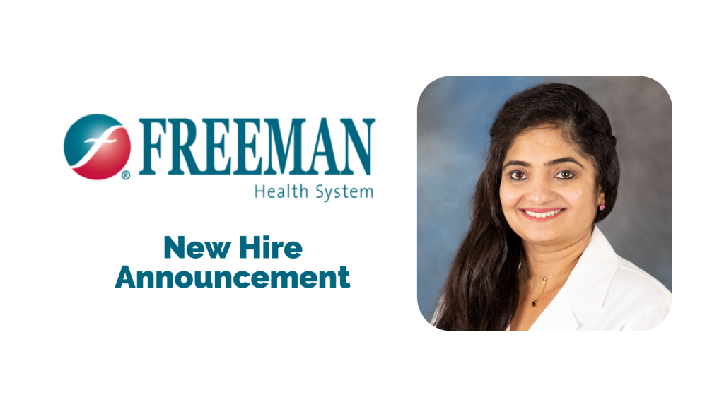Freeman Adds Primary Care Physician to Meet Community Need