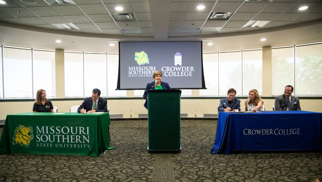 Missouri Southern, Crowder College Create Seamless Path for Education Students