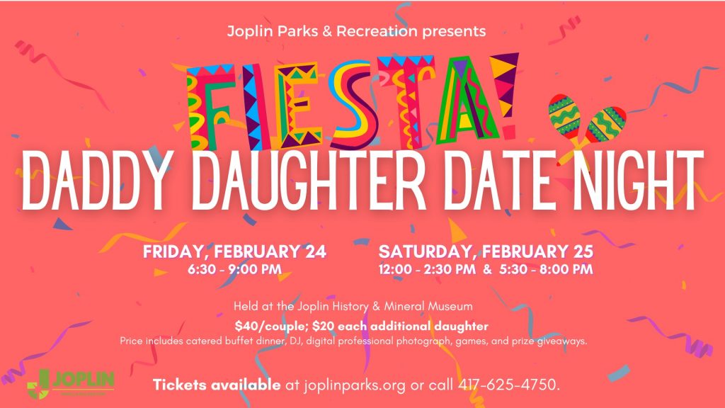 Joplin Parks & Recreation Presents 23rd Annual Daddy Daughter Date Night