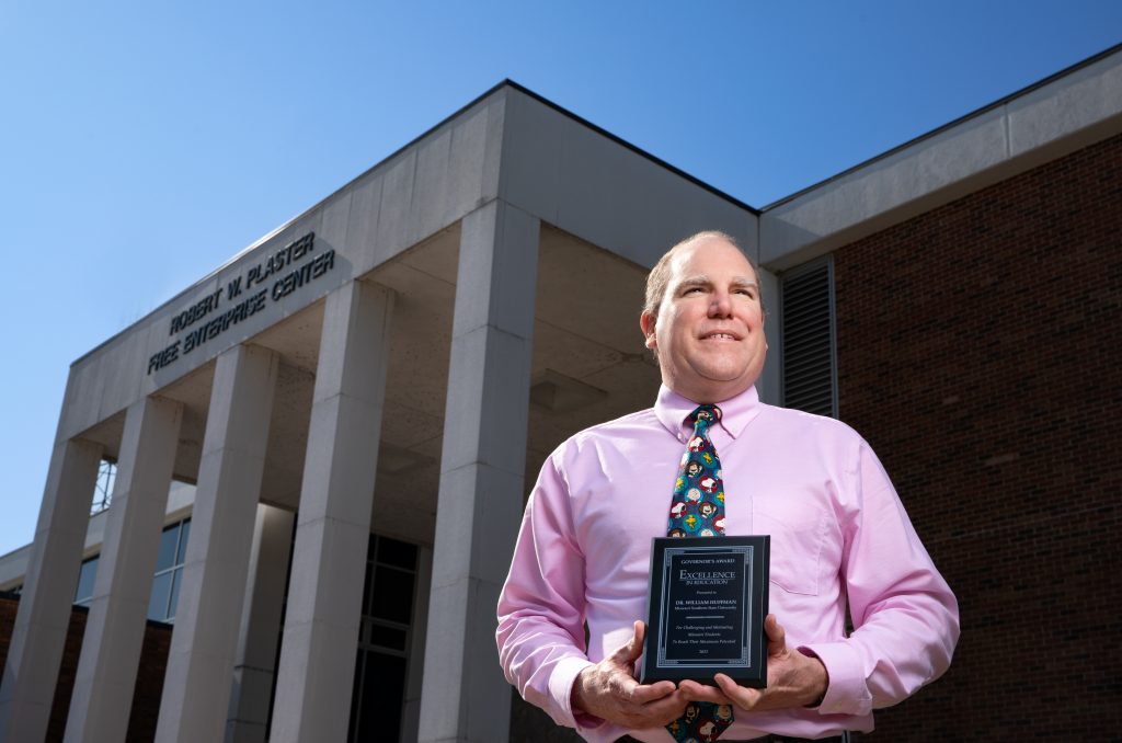 Missouri Southern State University Professor Awarded the Governor's Award for Excellence in Teaching