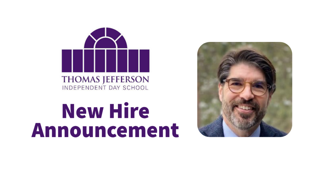 New School President Assumes Leadership at Thomas Jefferson Independent Day School