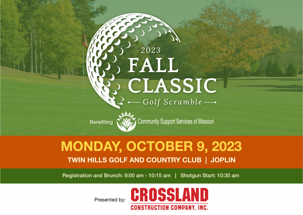 Community Support Services to Host Inaugural Fall Classic Golf Scramble Fundraiser on October 9 at Twin Hills