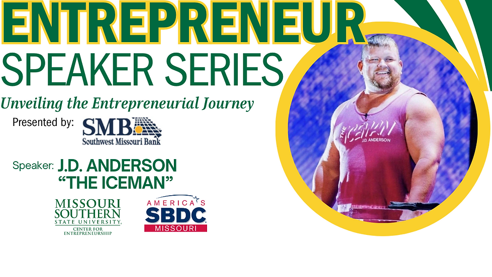 Missouri Southern State University and Southwest Missouri Bank Presents Entrepreneur Speaker Series Beginning March 26, 2024