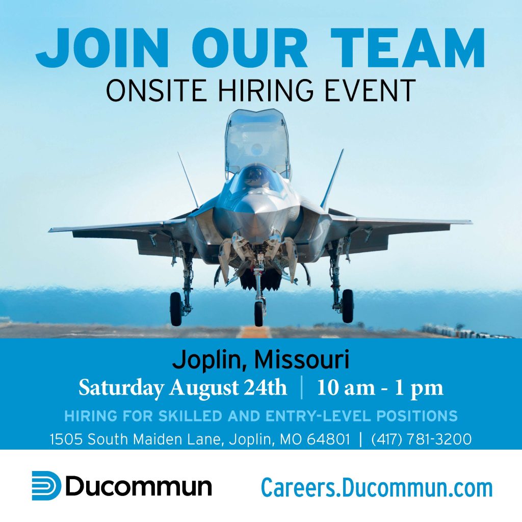 Ducommun to host an job fair on Saturday, August 24