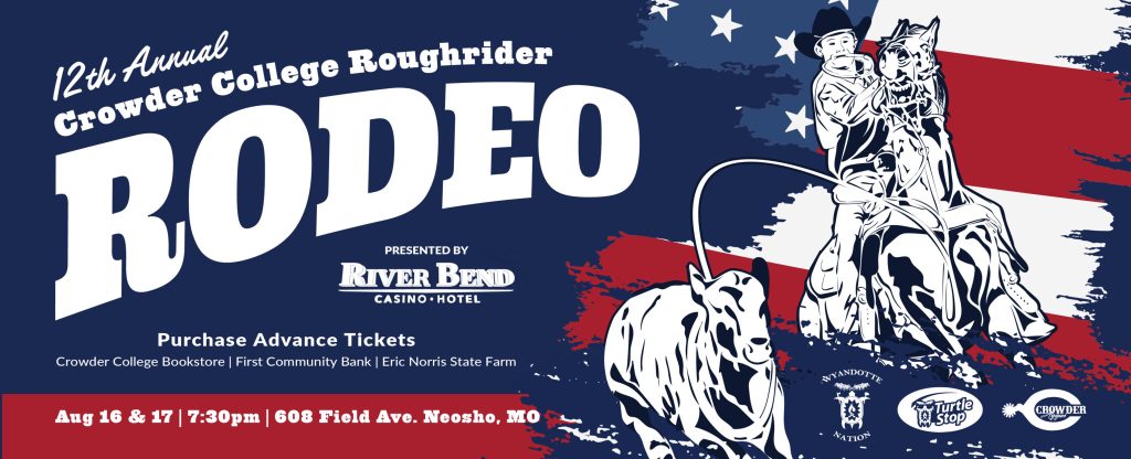 Crowder College to Host 12th Annual Roughrider Rodeo on August 16 and 17