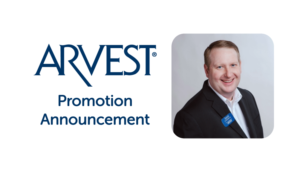 Jared Turnbull Promoted to Loan Manager for Arvest Bank's Joplin Region