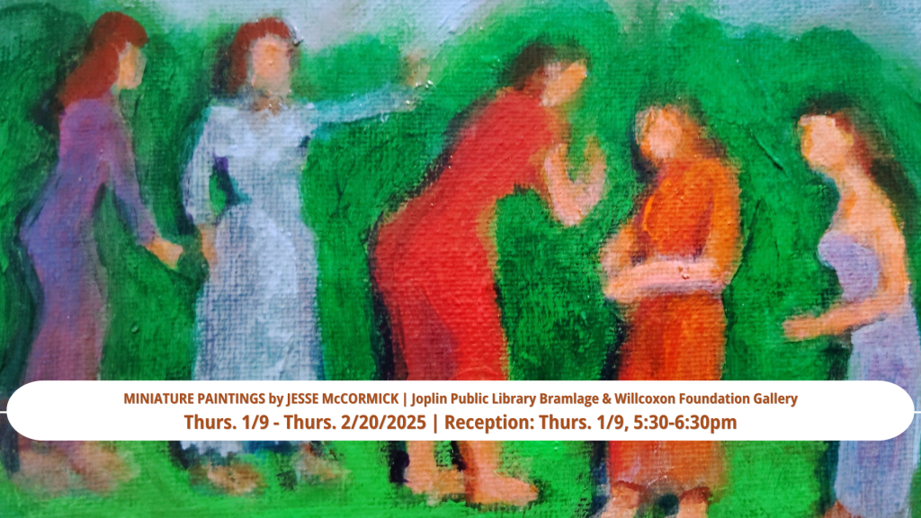 Post Art Library Presents First Exhibit of 2025, 'Miniature Paintings' by Jesse McCormick