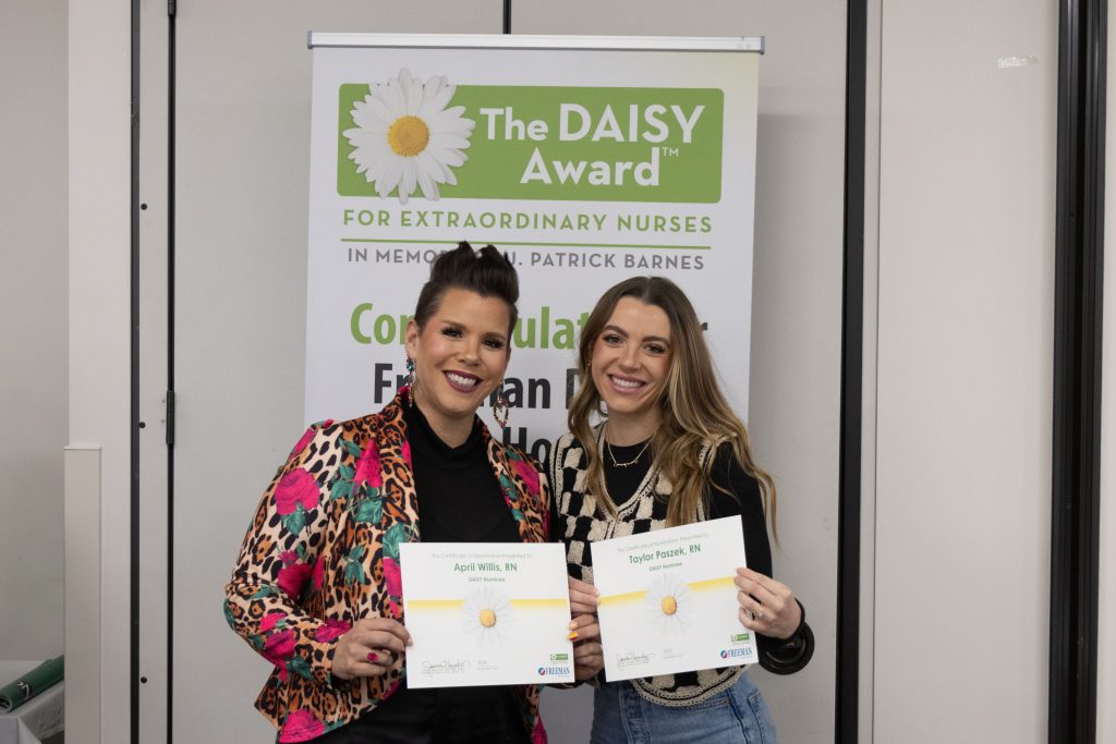 Mother-Daughter Freeman Health System Nurses Receive Daisy Award Nominations