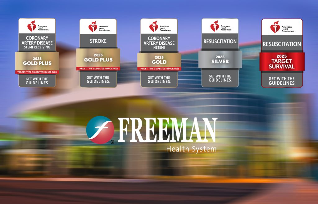 Freeman Health System Earns Five Achievement Awards from American Heart Association for 2025