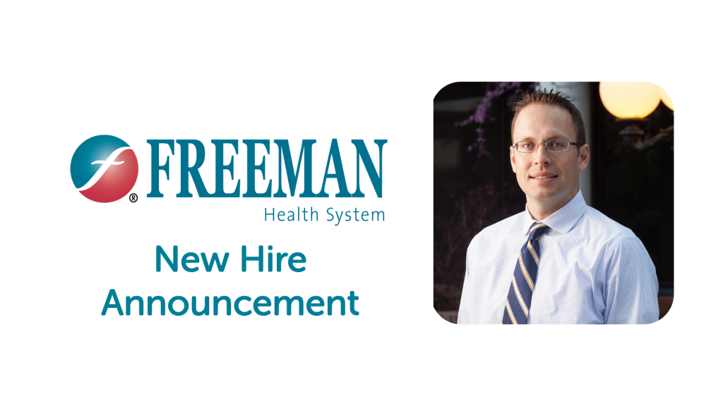 Freeman Health System's Dr. Scott McClintick Now Providing ENT Services in Pittsburg