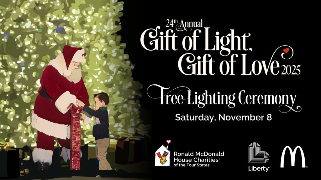 Ronald McDonald House Charities of the Four States to Host 24th Annual Gift of Light, Gift of Love Tree Lighting and Open House