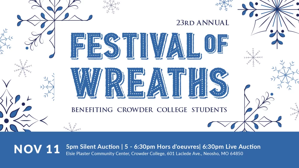 Crowder College to Host 23rd Annual Festival of Wreaths on November 11