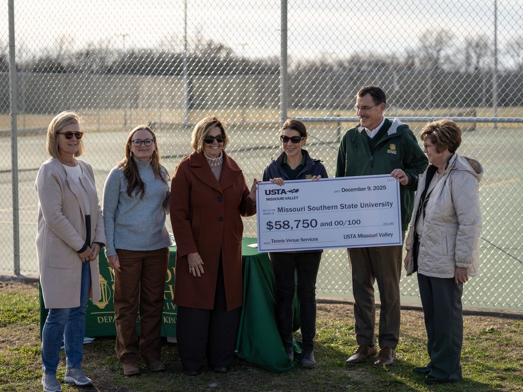 Missouri Southern State University Celebrates the Completion of Tennis Court Renovations with Ribbon-Cutting Ceremony