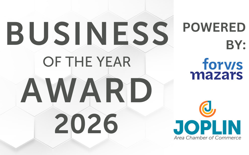 Nominations Open for the Joplin Area Chamber of Commerce's 2026 Business of the Year Awards, Powered by Forvis Mazars