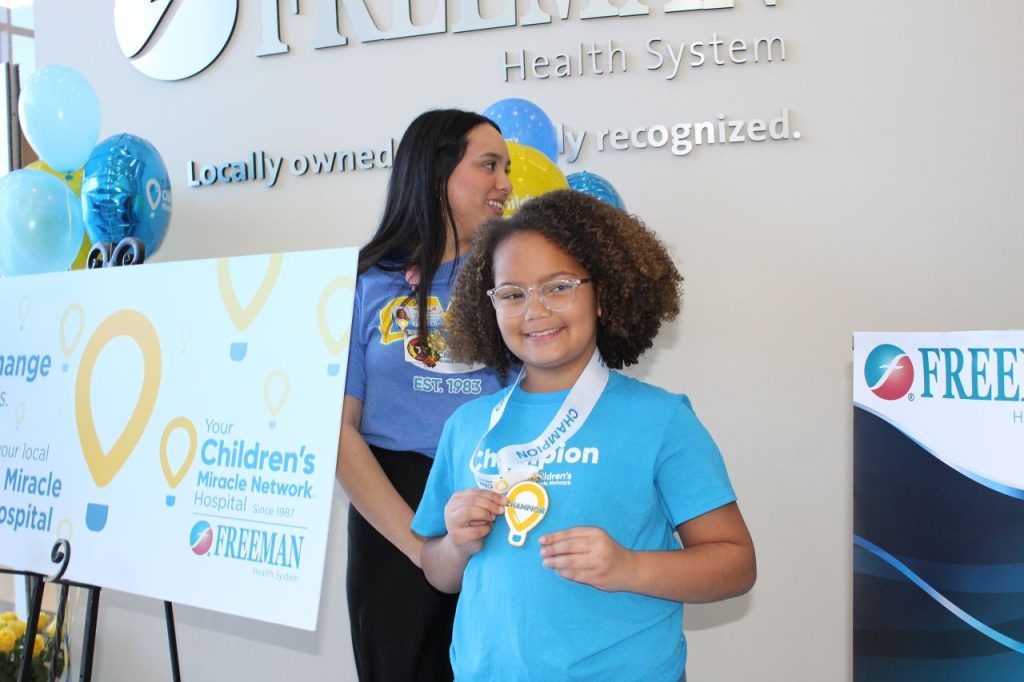 Freeman Health System and Children's Miracle Network (CMN) Names New CMN Champion, Zakiyah Crow