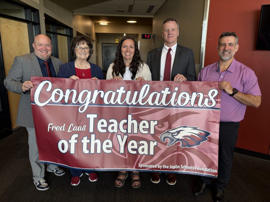 Joplin Schools Names Tarryn Gilbert as 2025–2026 Teacher of the Year