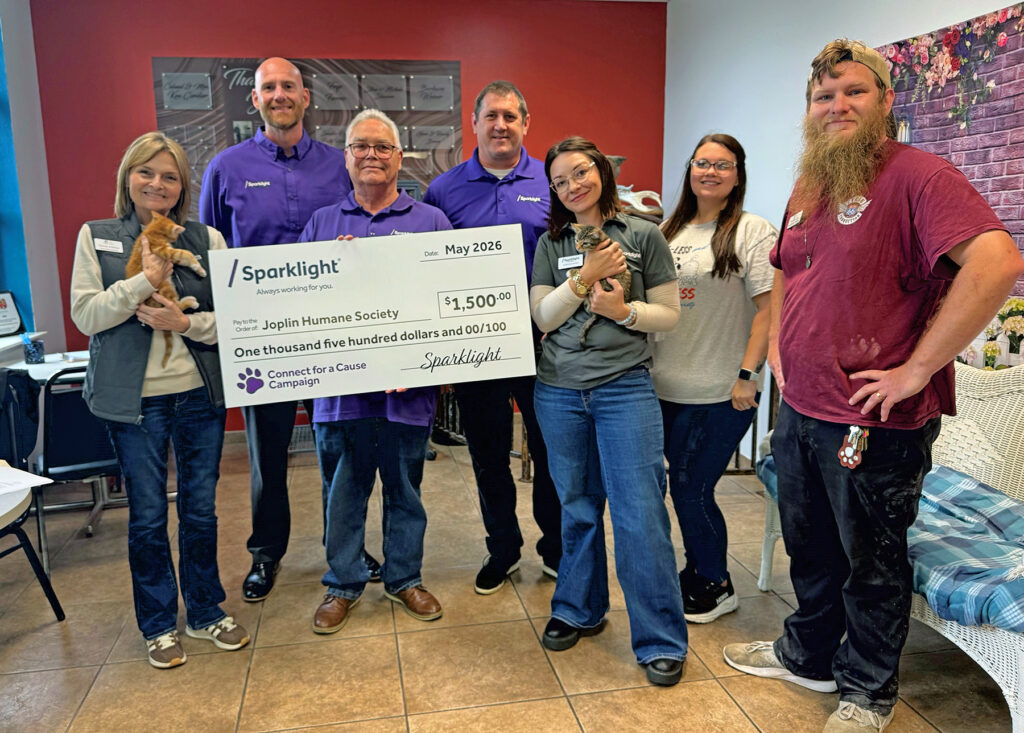 Sparklight Donates to the Joplin Humane Society through Mobile Service Campaign