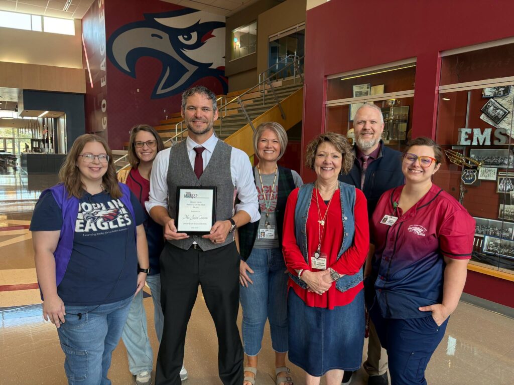 Joplin Schools' East Middle School Principal Recognized as MoASSP Middle School Principal of the Year for Southwest Missouri